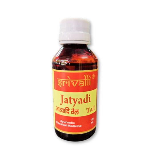 Jatyadi oil (Taila) 100ml | Ayurvedic Healing Oil for Wound Care, Cuts, Burns, Skin Infections & Piles | Natural Herbal Skin Repair Oil