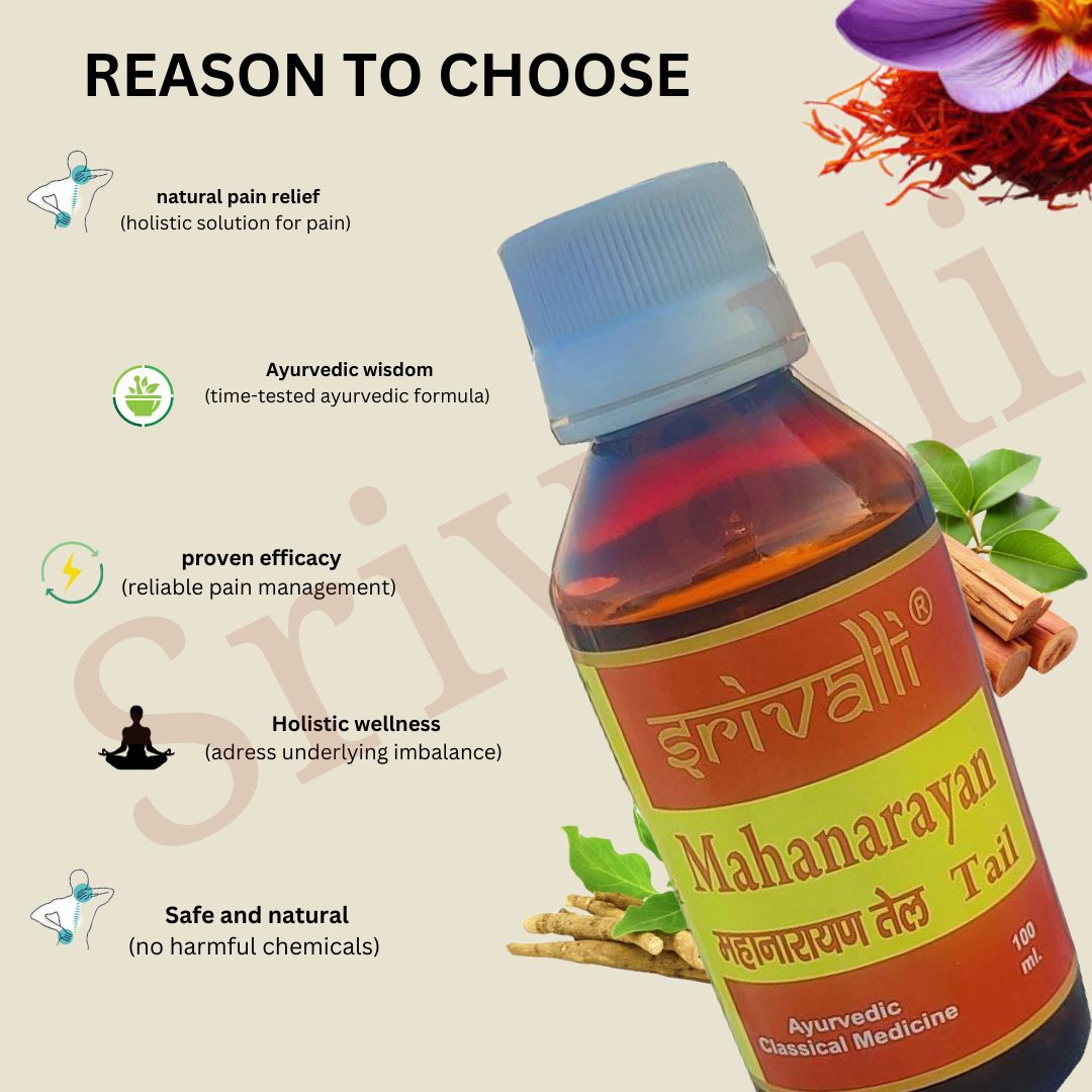 Mahanarayan Taila | Ayurvedic Pain Relief Oil for Joint Pain, Arthritis & Muscle Stiffness | Herbal Massage Oil